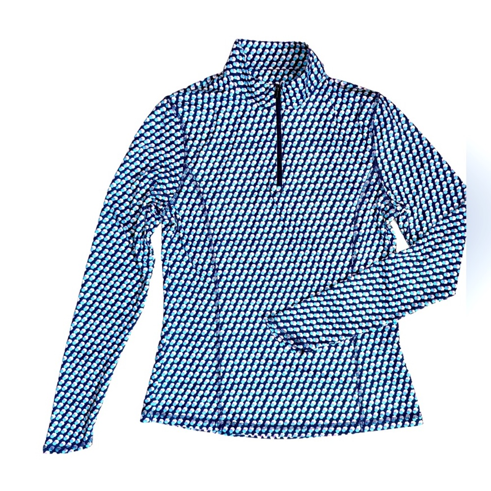 CALLAWAY Weather series Geo Hexagon 1/2 zip Golf pullover women’s size small
